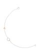 TOMEI Minimalist Diamond Bracelet, White+Rose Gold 585 For Discount