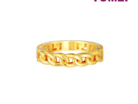 TOMEI Lusso Italia Entwined Ring, Yellow Gold 916 on Sale