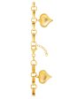 TOMEI Lusso Italia Love Lock Bracelet, Yellow Gold 916 Discount