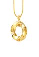 TOMEI Lusso Italia Swirly Pendant, Yellow Gold 916 For Cheap