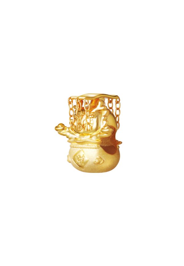 TOMEI Supreme Dragon Charm, Yellow Gold 916 Discount