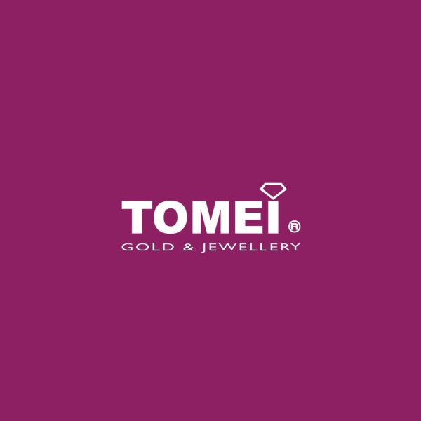 TOMEI Love Is Beautiful Collection Pendant Set, White+Rose Gold 585 Online Sale