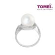 TOMEI Ring, Diamond Pearl White Gold 750 (R1202-14) Fashion