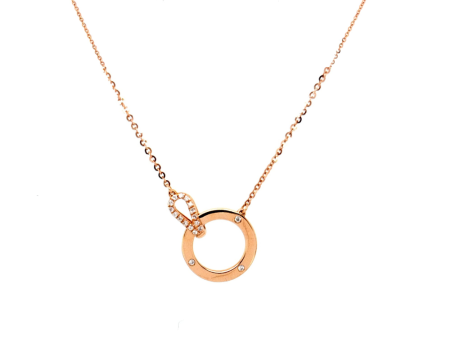 TOMEI Rouge Collection Diamond Necklace, Rose Gold 750 on Sale