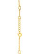 TOMEI Travel With Love Bracelet, Yellow Gold 916 For Discount