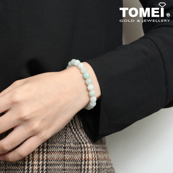 TOMEI Palace Grace Light Green Jade Bracelet Online