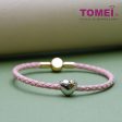 TOMEI Gift of Everlasting Love Charm, White+Rose Gold 585 For Discount