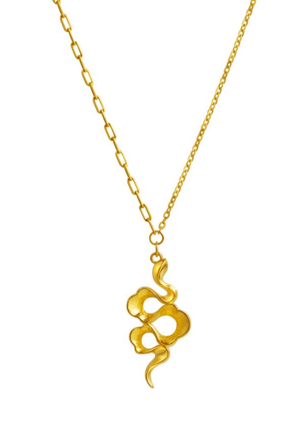 TOMEI x XIFU 【万物有灵】The Essence Of Nature Necklace, Yellow Gold 999 Online Hot Sale