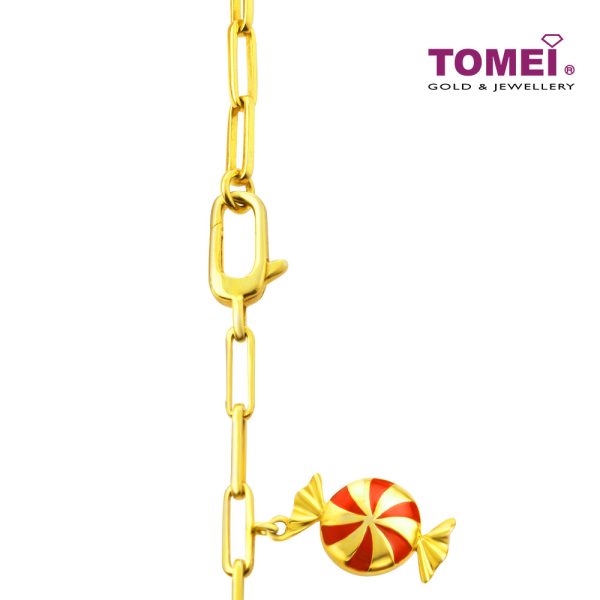 TOMEI Candy And Gingerman Bracelet, Yellow Gold 916 Online now