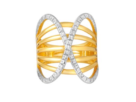 TOMEI Diamond Cut Collection Ring, Yellow Gold 916 Online