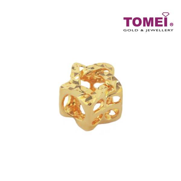 TOMEI Golden Star Charm, Yellow Gold 916 Hot on Sale