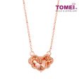 TOMEI Rouge Collection, Auspicious Cloud Necklace Rose Gold 750 Discount