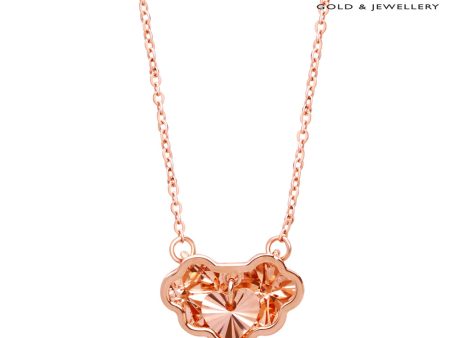 TOMEI Rouge Collection, Auspicious Cloud Necklace Rose Gold 750 Discount