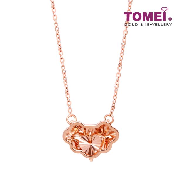 TOMEI Rouge Collection, Auspicious Cloud Necklace Rose Gold 750 Discount