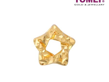 TOMEI Golden Star Charm, Yellow Gold 916 Hot on Sale