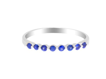 TOMEI Sapphire Eternity Ring, White Gold 750 Sale