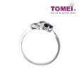 TOMEI Peace And Love Ring, Sapphire White Gold 750 (R0644) on Sale