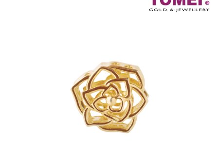 TOMEI Rose Charm, Yellow Gold 916 (TM-YG0902P-1C) Online now