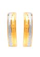 TOMEI Lusso Italia Dual-Tone Opulence Earrings, Yellow Gold 916 Sale