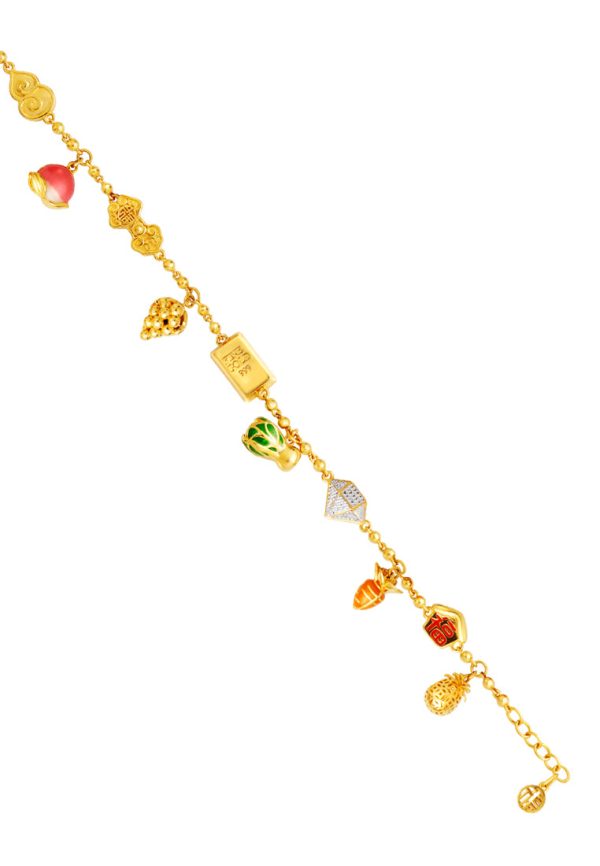 TOMEI The Perfect Ten Bracelet, Yellow Gold 916 Online