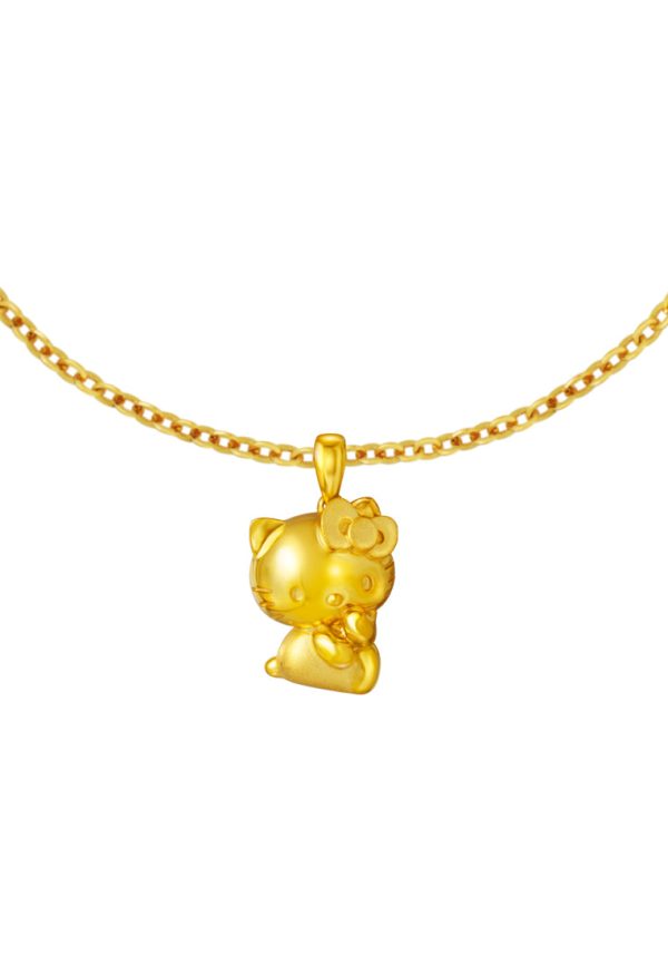 TOMEI X SANRIO Hello Kitty Pendant, Yellow Gold 916 For Discount