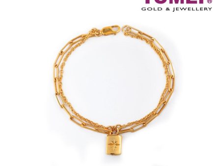 TOMEI Pageantry of Glamorous Astral Spectacle Bracelet, Yellow Gold 916 Discount