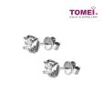 TOMEI Tulip Earrings, Diamond White Gold 750 (E1945) For Cheap