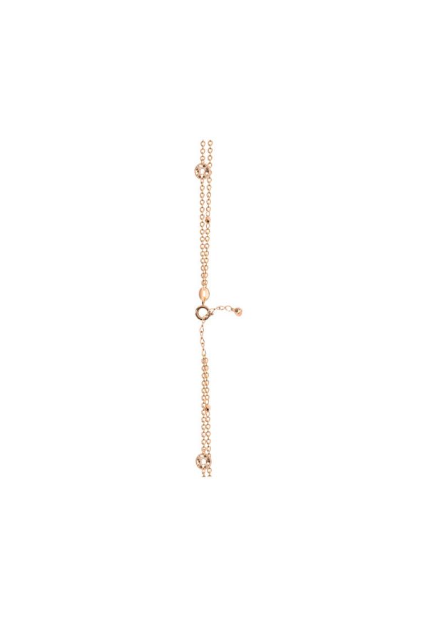 TOMEI Rouge Collection Double Happiness Bracelet, Rose Gold 750 Fashion