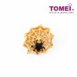 TOMEI Trickster Spider Spooky Web Charm, Yellow Gold 916 Fashion