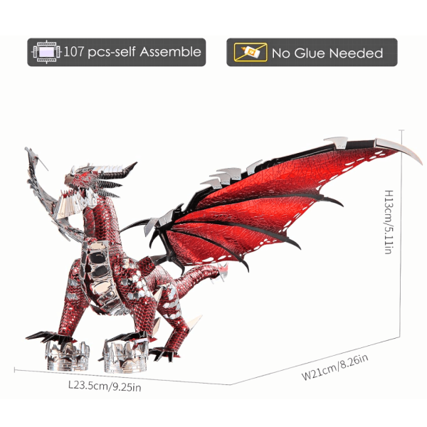 Black Dragon 3D Metal Puzzle Online Hot Sale