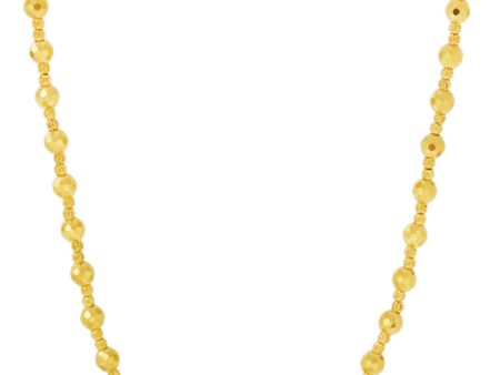 TOMEI Lusso Italia, Ecletic Ball Necklace, Yellow Gold 916 For Cheap