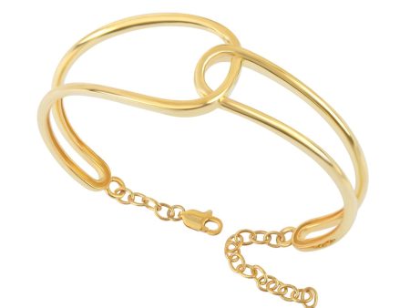 TOMEI Anastasia Bangle, Yellow Gold 916 For Discount