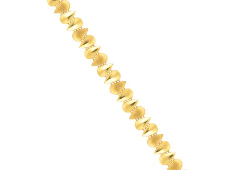 TOMEI Lusso Italia Droplets Bracelet, Yellow Gold 916 Online