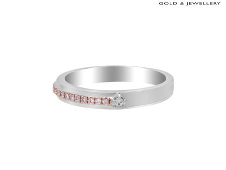 TOMEI EB Evermore Ring For Her, White+Rose Gold 750 Online Hot Sale