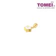 TOMEI Adorably Starred Pink & White Heart Charm, Yellow Gold 916 For Discount