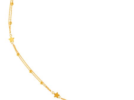 TOMEI Lusso Italia Chasing the Stars Bracelet, Yellow Gold 916 on Sale