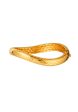 TOMEI Patterned Curvy Bangle, Yellow Gold 916 Fashion