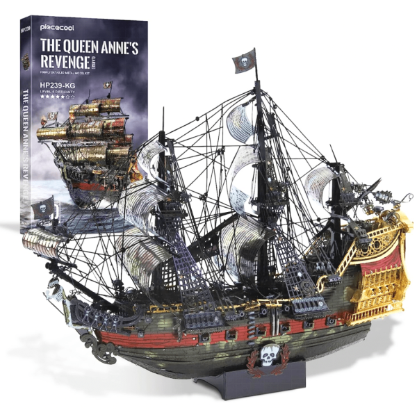 The Queen Anne s Revenge Pirate Ship 3D Watercraft Model Online now