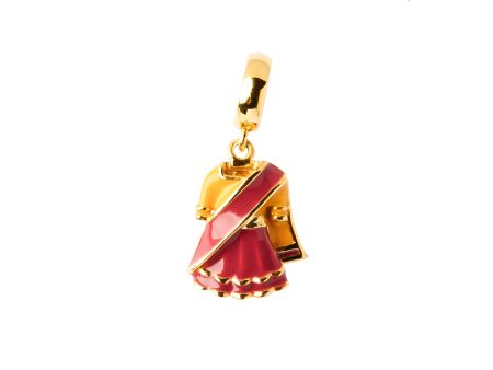 TOMEI Stunning Saree Charm | 1 Malaysia | Yellow Gold 916 (22K) Hot on Sale