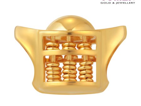 TOMEI Ingot Abacus Charm, Yellow Gold 916 Online Hot Sale