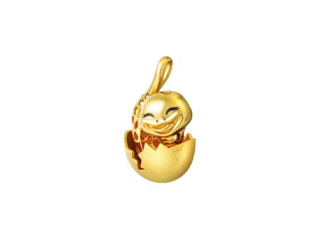 TOMEI Snake Hatching Pendant, Yellow Gold 916 Sale