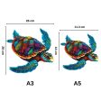 Vibrant Sea Turtle - Jigsaw Puzzle Cheap