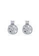 TOMEI Mini Lucky Coin Earrings, White Gold 750 Online Hot Sale