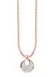 TOMEI Rouge Collection My Putri Circle Pendant, Rose Gold 750 Online Sale