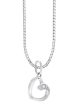 TOMEI Mesmerizing Love Pendant Set, White Gold 585 Online Sale