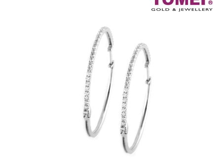 TOMEI Earrings, Diamond White Gold 750 (DQ0021) Supply