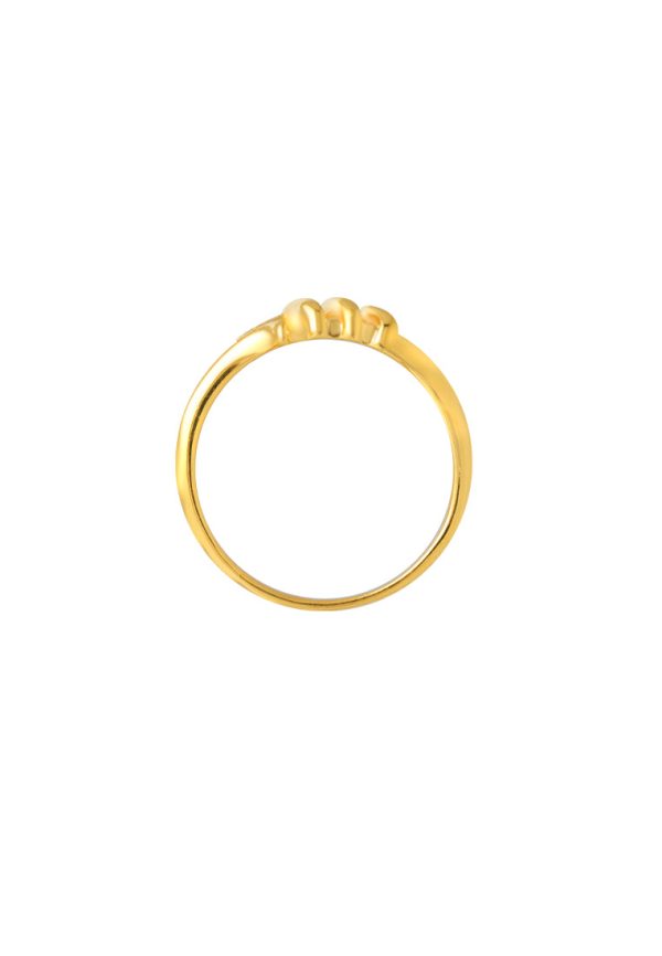 TOMEI Minimalist Ring, Yellow Gold 916 Discount