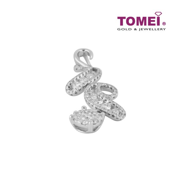 TOMEI Pendant, Diamond White Gold 750 (PD10440) For Cheap