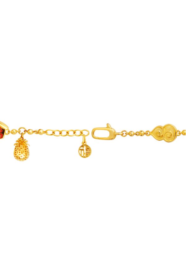 TOMEI The Perfect Ten Bracelet, Yellow Gold 916 Online