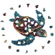 Vibrant Sea Turtle - Jigsaw Puzzle Cheap